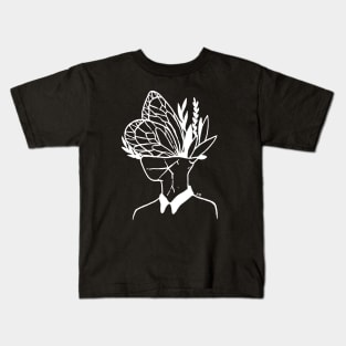 Butterfly Head Kids T-Shirt